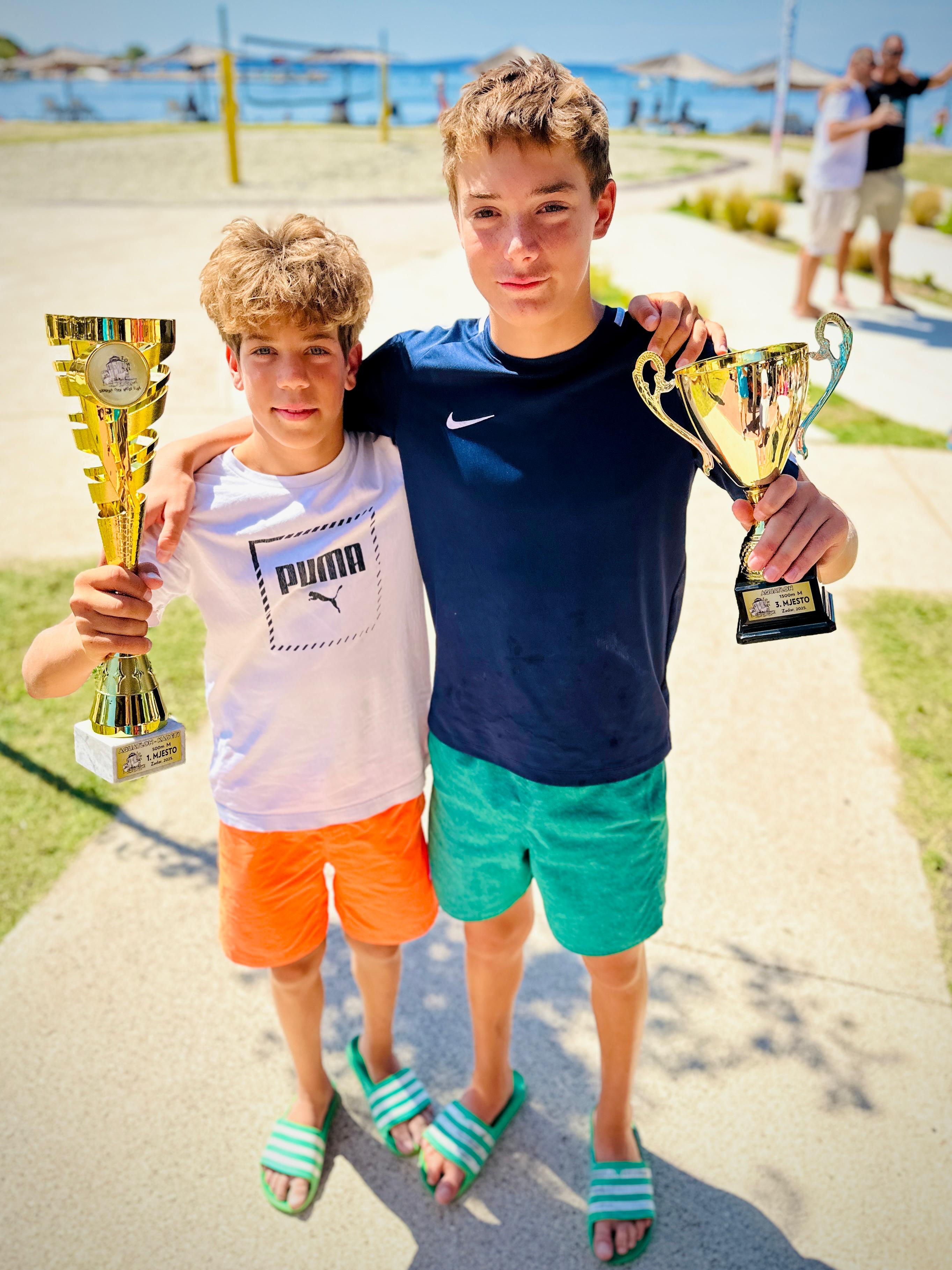 triatlon; natjecatelji; triatlon klub trimax; rok tomić, karlo tomić, zadar akvatlon, zadar plivački maraton, triatlon trimax